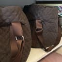 Marrom escuro alça marrom escuro